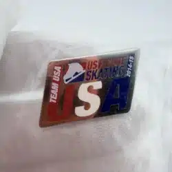 Alternative view of 2014-2015 US Figure Skating Team USA Lapel Hat Pin