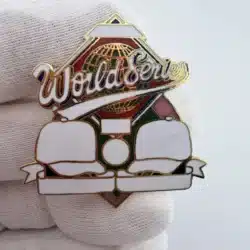 Blank MLB World Series Lapel Pin by Peter David