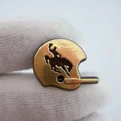 Vintage University of Wyoming Cowboys & Cowgirls Football Helmet Pin - Plastic