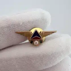 Delta Air Lines 30 Year Employee Service Award Pin - 1/10 10K GF