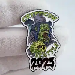 2023 Crypticon Logo Pin - Horror Convention