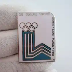 1980 Lake Placid XIII Olympic Games Pin Brooch