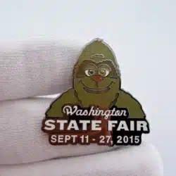 Alternative view of 2015 Washington State Fair Mascot Pin - Big Washington