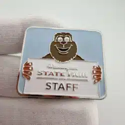 Alternative view of 2016 Washington State Fair Staff Pin with Big Washington Mascot