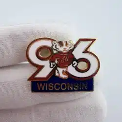 1996 BPOE Elks Wisconsin Pin with Bucky Badger Mascot from UW-Madison