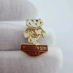 BPOE Elks Wisconsin Bucky Badger Pin - UW-Madison
