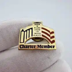 Women In Military Service For America Memorial Pin - Charter Member