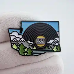 Sub Pop Records Logo Pin - Seattle, Washington
