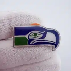Seattle Seahawks Logo Pin by Aminco - Bent Needle