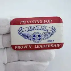 IAM District 751 Pinback Button - Machinists and Aerospace Workers