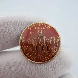 Hell, Grand Cayman Tourist Attraction Pin