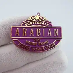 2023 Scottsdale Arabian Horse Show Competitor Pin - Plastic