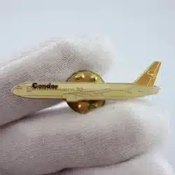 Vintage Condor Airlines Plane Shaped Lapel Pin