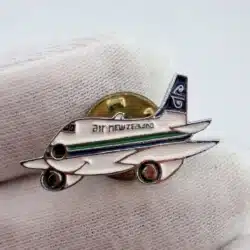 Air New Zealand Happy Smiling Plane Lapel Pin