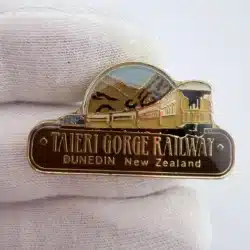 Taieri Gorge Railway Dunedin New Zealand Train Pin