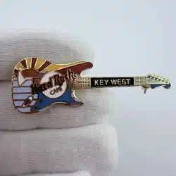 Hard Rock Cafe Key West Sunrise Sunset Guitar Pin