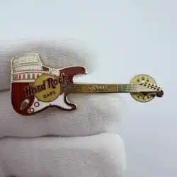 Hard Rock Cafe Rome Colleseum Guitar Pin