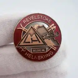 Revelstoke CMH Heli-Skiing Pin - 30,000M