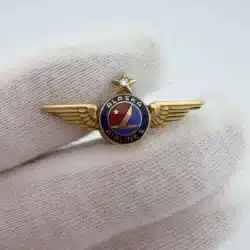 Alaska Airlines Employee Service Award Wings Pin - Balfour 1/10 10K GF