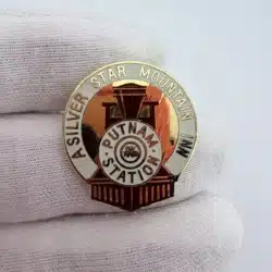 Silver Star Mountain Putnam Station Inn Hotel Pin