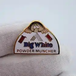 Big White Powder Muncher Pin - Ski Resort in B.C. Canada