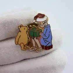 Vintage Disney Winnie the Pooh & Christopher Robin Pin