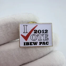 IBEW PAC I Vote 2012 Pin