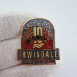 Vintage Miller Irwindale Brewery 10th Anniversary Pin