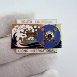 Vintage Lions Club International Pin - Japan Youth Exchange