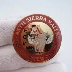 ECV E Clampus Vitus 6XTH Sierra Valley Tri-Chapter Doin's Pin