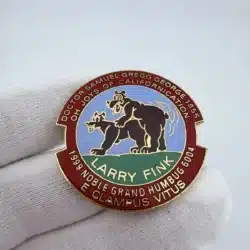 ECV E Clampus Vitus Oh Joys Of Californication Bear Pin