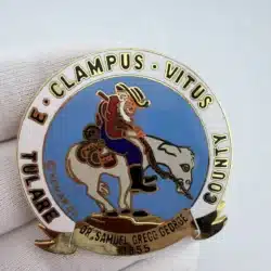 ECV E Clampus Vitus Tulare County 2" Pin