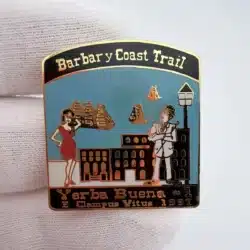 ECV E Clampus Vitus Barbary Coast Trail Yerba Buena #1 Pin - Damage