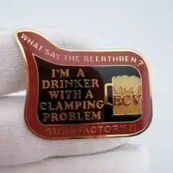 ECV E Clampus Vitus I'm A Drinker With A Clamping Problem Pin