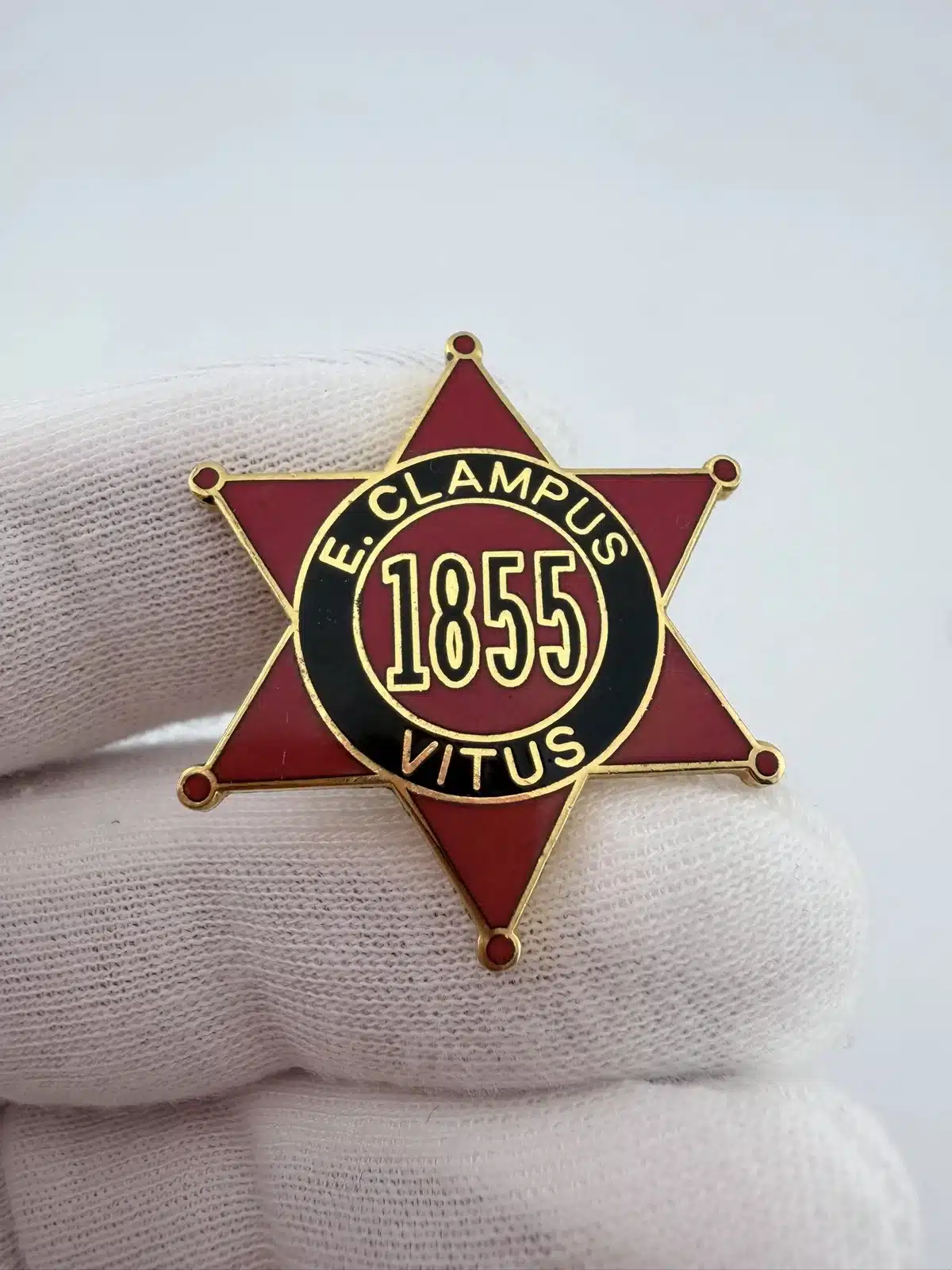 ECV E Clampus Vitus 1855 Sherriff's Badge Tie Tack Pin