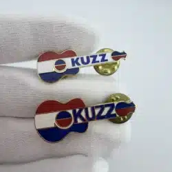 Buck Owens KUZZ Pin Set - FM 107.9, AM 550 - 2 Sizes
