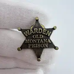 Old Montana Prison Warden Pin