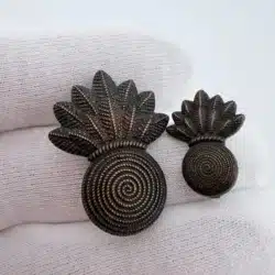 USMC Marine Gunner Bursting Bomb Insignia Pin Set - H&H Imperial - 2 Sizes