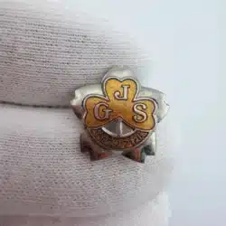 Girl Scouts Of Japan Trefoil Emblem Pin Brooch