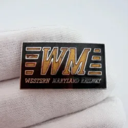 Western Maryland Railway Lapel Pin - Damage