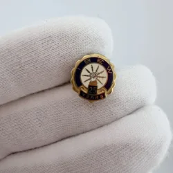 IBEW International Brotherhood of Electrical Workers 25 Years Pin - 8 Bolts