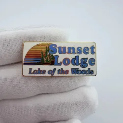 Sunset Lodge Lake Of The Woods Pin - Oak Island Minnesota