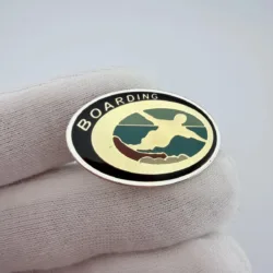 Boarding Lapel Hat Pin - Snowboarding or Wakeboarding