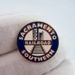 Sacramento Southern Railroad Pin - California State