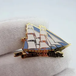 US Brig Niagara Flagship Ship Pin - Battle Of Lake Erie