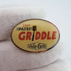 2001 White Castle Fastest Griddle Award Pin