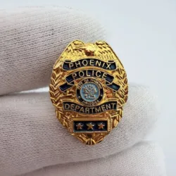 City Of Phoenix Arizona Police Department Mini Badge Pin