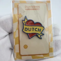 Dutch Bros Love Heart Pin