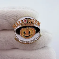 ARC American Red Cross Holiday Heroes Halloween Pumpkin Pin