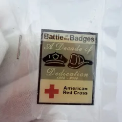 1994-2004 ARC American Red Cross Battle Of the Badges Pin